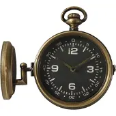 Coppens Klok ro Rondal goud-L9,5B30H28CM |