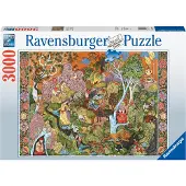 Ravensburger Puzzle 3000 pièces Jardin des signes solaires