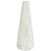 Coppens Vaas "Eva" S helder/wit glas 12x12x30cm |