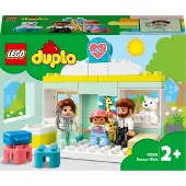 LEGO 10968 DUPLO Dokterbezoek, educatief speelgoed voor peuters, speelgoed geschikt voor kinderen vanaf 2 jaar, met figuren: dokter, vader en kind