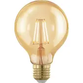 Eglo LED lamp E27 | Globe G80 | Filament | Amber | 1700K | Dimbaar | 4W (28W)