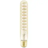 Eglo Ledfilamentlamp Spiral - Smoke - D3cm - Dimbaar - Warm Wit - E27 - 4w