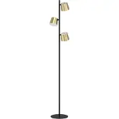 Eglo Zwart met gouden vloerlamp Altamira