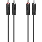 Ginza.se 00205093 Cinch Audio Aansluitkabel [2x Cinch-stekker - 2x Cinch-stekker] 5 m Zwart