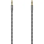 Hama 00205130 Audio Kabel 1.5 m Zwart, Grijs