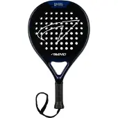 Avento Padel Racket Tirador - GFRP - Rond - Zwart/Blauw