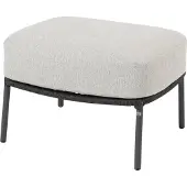 4 Seasons Outdoor Calpi voetenbank met kussen antraciet