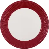 Greengate Ontbijtbord Alice claret red (Ø 23 cm)