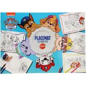 Huismerk PAW Patrol kleurboek (Placemats, 12 kleurplaten)