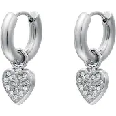 Yehwang Rhinestones heart earrings | oorbellen |
