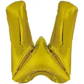 Riethmüller Letterballon W Folie 86 Cm Goud