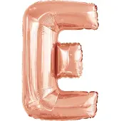 Riethmüller Folieballon Letter E 114 X 68 Cm Roségoud