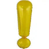 Amscan Folieballon Uitroepteken 86 Cm Goud