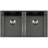 Lorreine Royal series spoelbak 34x34x40cm gun metal