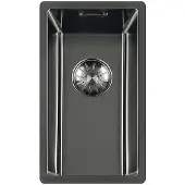 Lorreine Royal series spoelbak 17x40cm gun metal