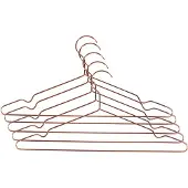 QUVIO Kledinghanger - Set van 5 - Koper