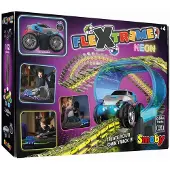 Smoby - FleXtreme - Racebaan - Neon Set - een elektronische tunnel, 2,6 m spoor en lichtvezel en een exclusief voertuig