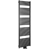 Sapho Tondi verwarmingsradiator zwart mat 169x45cm 716W
