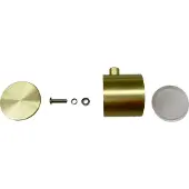 Saniclear Brass omstelknop opbouw regendouche