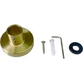 Saniclear Brass muurbevestiging regendouche
