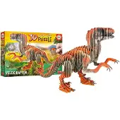 Educa - puzzel - 64 stuks - Velociraptor 3D
