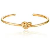 Cilla Jewels Goudkleurige Edelstaal Damesarmband met Knoop