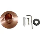 Saniclear Copper muurbevestiging regendouche