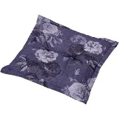 Madison hocker tuinkussen Denim flower 50x50 cm - blauw