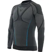 Dainese Dry Ls Functioneel Shirt Zwart/Blauw M Mannen