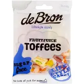 De Bron 3x Suikervrije Fruittoffee 90 gr