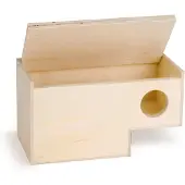 Beeztees Houten Broedkast Instap 2x 19x10x10