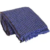 Broste Copenhagen Linda plaid blauw - 130x180cm