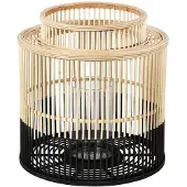 Broste Copenhagen Alde lantaarn bamboe/glas - Ø38,5XH40CM