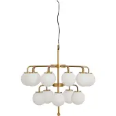 Nordal Palma kroonluchter wit/goud - 19401