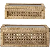 Bloomingville Box opbergdoos 2-pack Natuur
