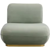 Nordal Iseo lounge stoel - mintgroen