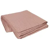 Broste Copenhagen Sena bedsprei - antler dusty purple