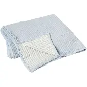 Broste Copenhagen Karri plaid blauw - 50030244