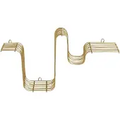 Nordal Brava metalen plank goud 54cm
