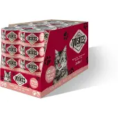 Voskes 24x Kattenvoer Nat Tonijn met Zalm 85 gr