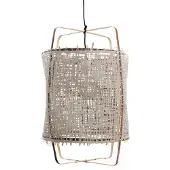 Ay Illuminate Hanglamp Z11 bamboe grijs karton ø48,5x72,5cm