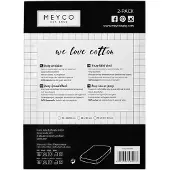 Meyco Baby Uni hoeslaken juniorbed - 2-pack - white - 70x140/150cm
