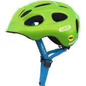 ABUS Fietshelm YOUN-I MIPS sparkling green M - 52-57 cm - groen - Geschikt voor gebruik op kinderfietsen - 280 g