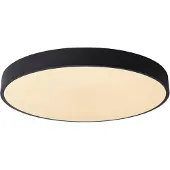 Lucide UNAR - Plafonnière (Plafondlamp) - Ø 49,5 cm - LED 3 StepDim - 1x36W 2700K - Zwart