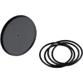 Hismith Premium Zuignap Adapter Met Elastiek Medium KlicLok
