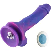 Hismith Premium Dildo Vibrerend Inclusief Afstandsbediening KlicLok Paars