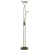Brilliant G93036/31 Ollie Staanlamp Antiek Messing - 26W/1600LM/3000K