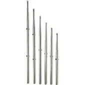PLASTIMO Stanchion 2 Holes Flag Zilver 65 cm