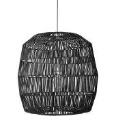 Ay Illuminate Hanglamp Nama 5 zwart rotan ø78cm