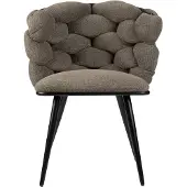 Pole to Pole Eetkamerstoel Rock | polyester bruin 63x77x64 cm eetkamerstoelen | NADUVI